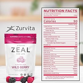 Zurvita - Zeal for Life 30-Day Wellness Bag - Wild Berry Flavor - Daily Nutritional Supplement for Vitality, Immunity, & Overall Wellness - 420 Grams