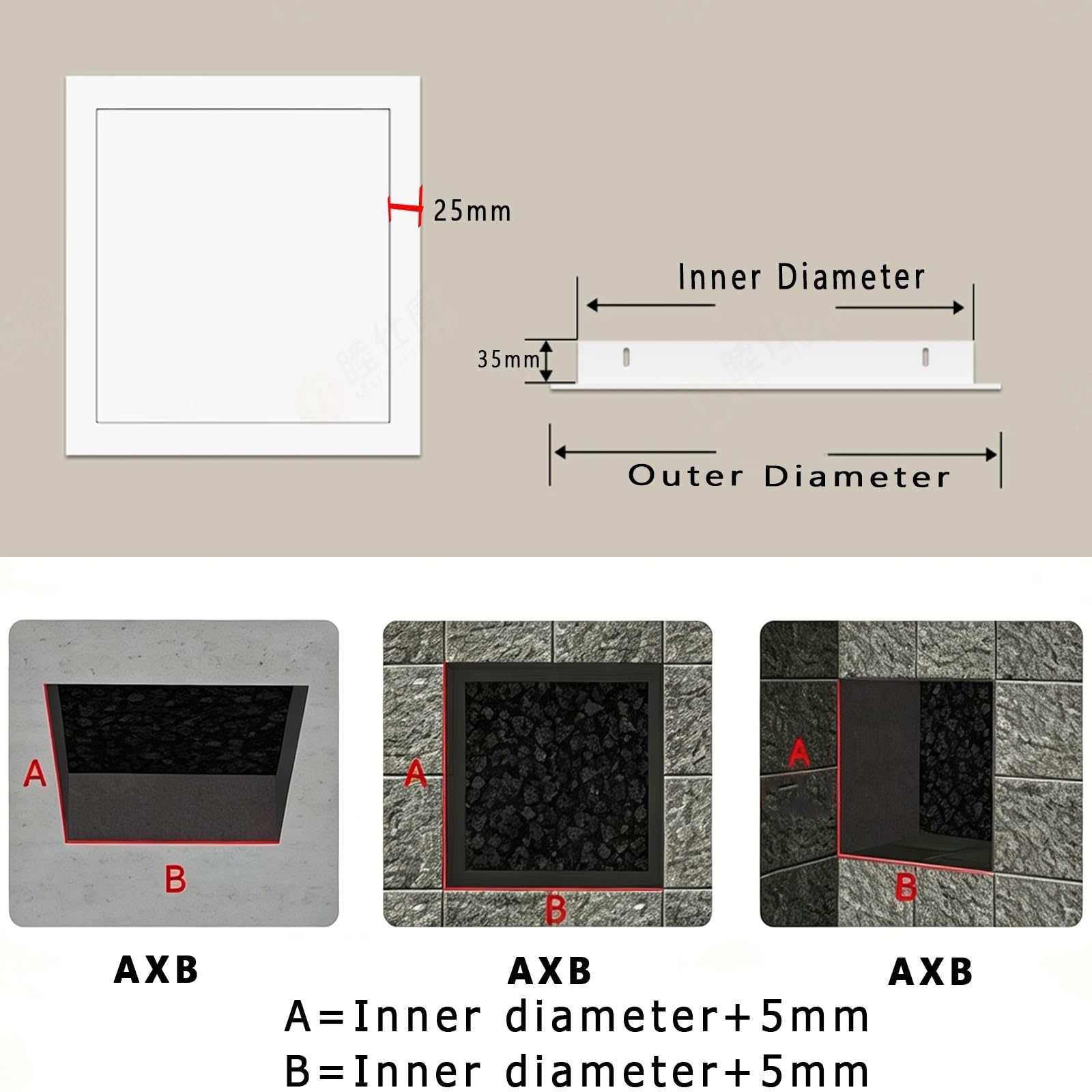 Pannello Di Accesso Con Apertura A Spinta Magnetica, Ispezione Incassato