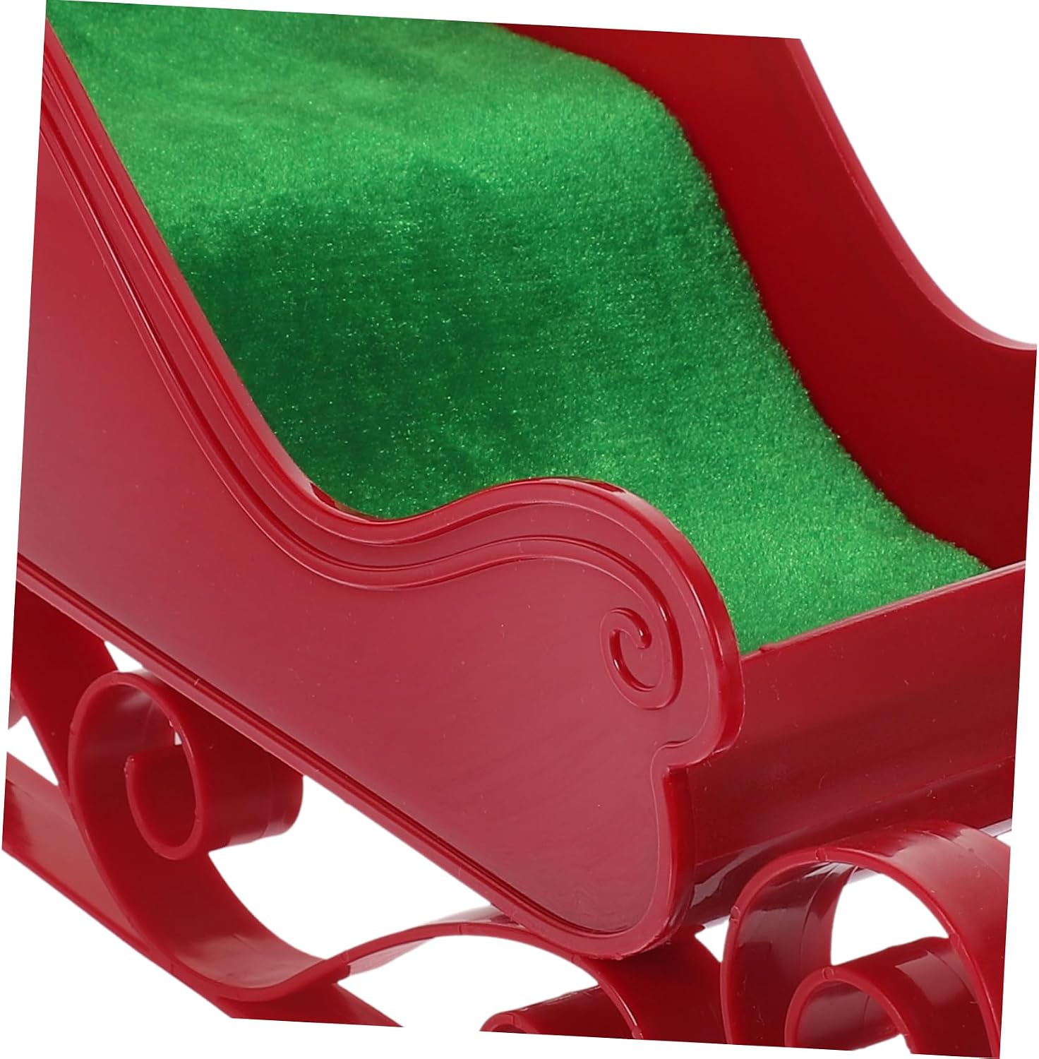 GLEAVI Plastic Sled Ornament Christmas Tree Hanging Sleigh Merry Christmas Decorations Party Sleigh Decor