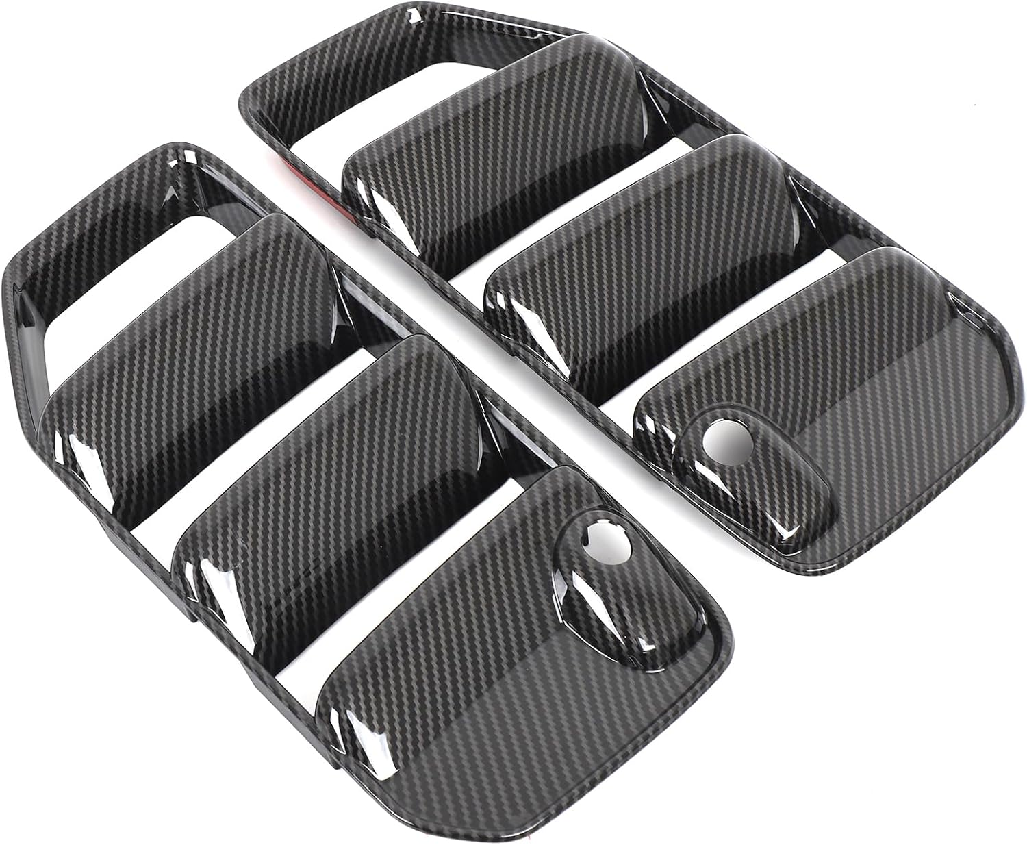 Front Bumper End Grille Cover Trim Compatible for Mer@cedes Benz G Class AMG Wagon Cross Country SUV G63 2025 2026 Front Bumper Side Air Intake Grille Trim Exterior Accessories (Glossy Black)