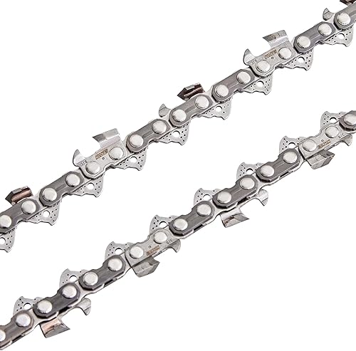 Miniatura 10 de KAKEI Cadena de motosierra de 18 pulgadas, paso LP de 38 pulgadas, calibre de 050 pulgadas, 62 eslabones de transmisión para Poulan, Kobalt, Echo,