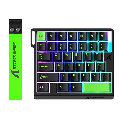 ATTACK SHARK M36 HE Rapid Trigger Gaming Keyboard, 36-Key One-Handed