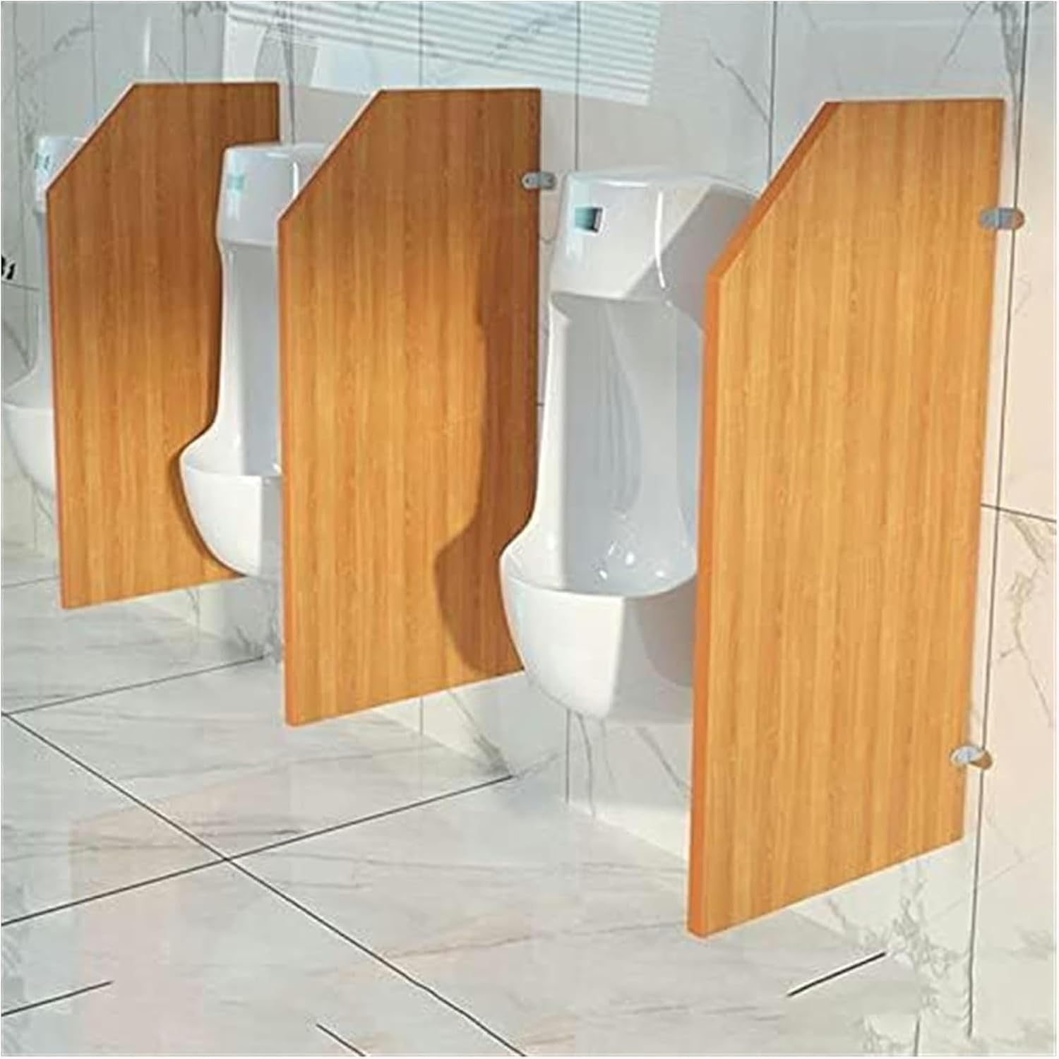 Toilet Partition Urinal Screen Wall-Mounted Urinal Baffle, Mens Toilet Urinal Partition Extender, Public Toilet Partition Board Bathroom Partition Waterproof PVC Urinal Partition Divider Screen -1