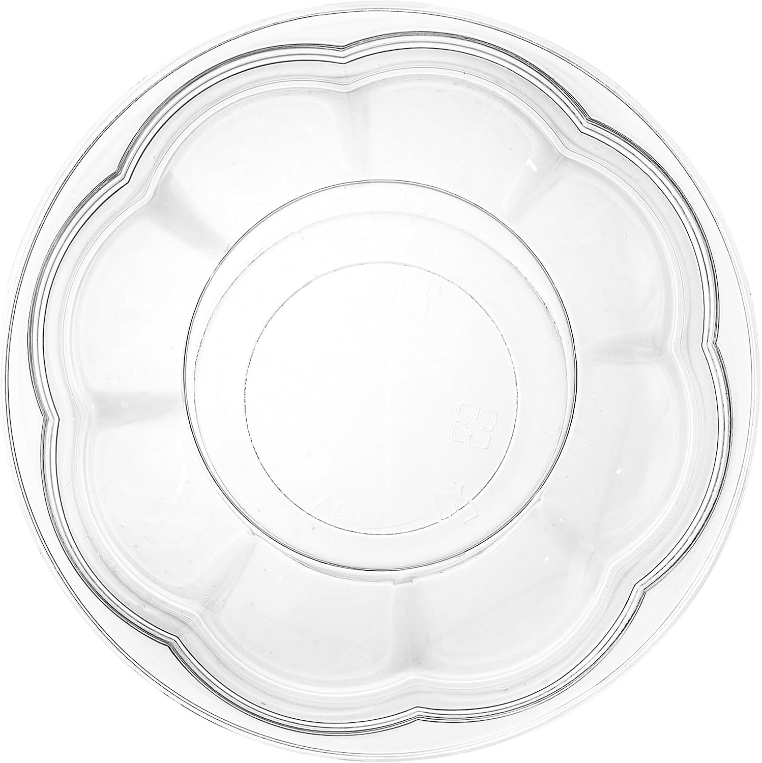 50 Pack Plastic Salad Bowls with Lids, 18 oz Disposable Salad To-Go Container for Lunch, Clear Acai Bowls for Takeout Fruits, Meal Prep, Nuts, Serving, and Mixing