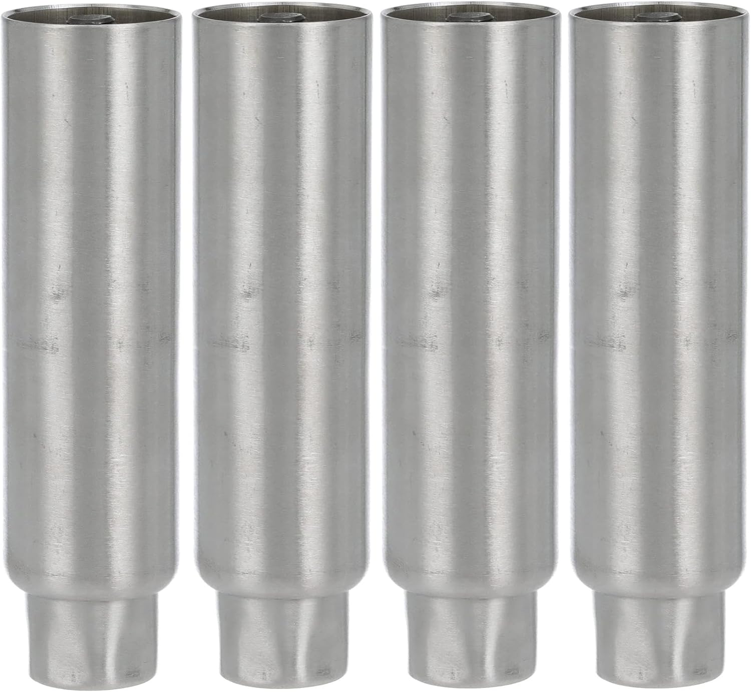 Component Hardware 1-5/8" OD x 6" H Stainless Steel Equipment Leg with 1/2-13 Flush Stud and Adjustable Hex Toe