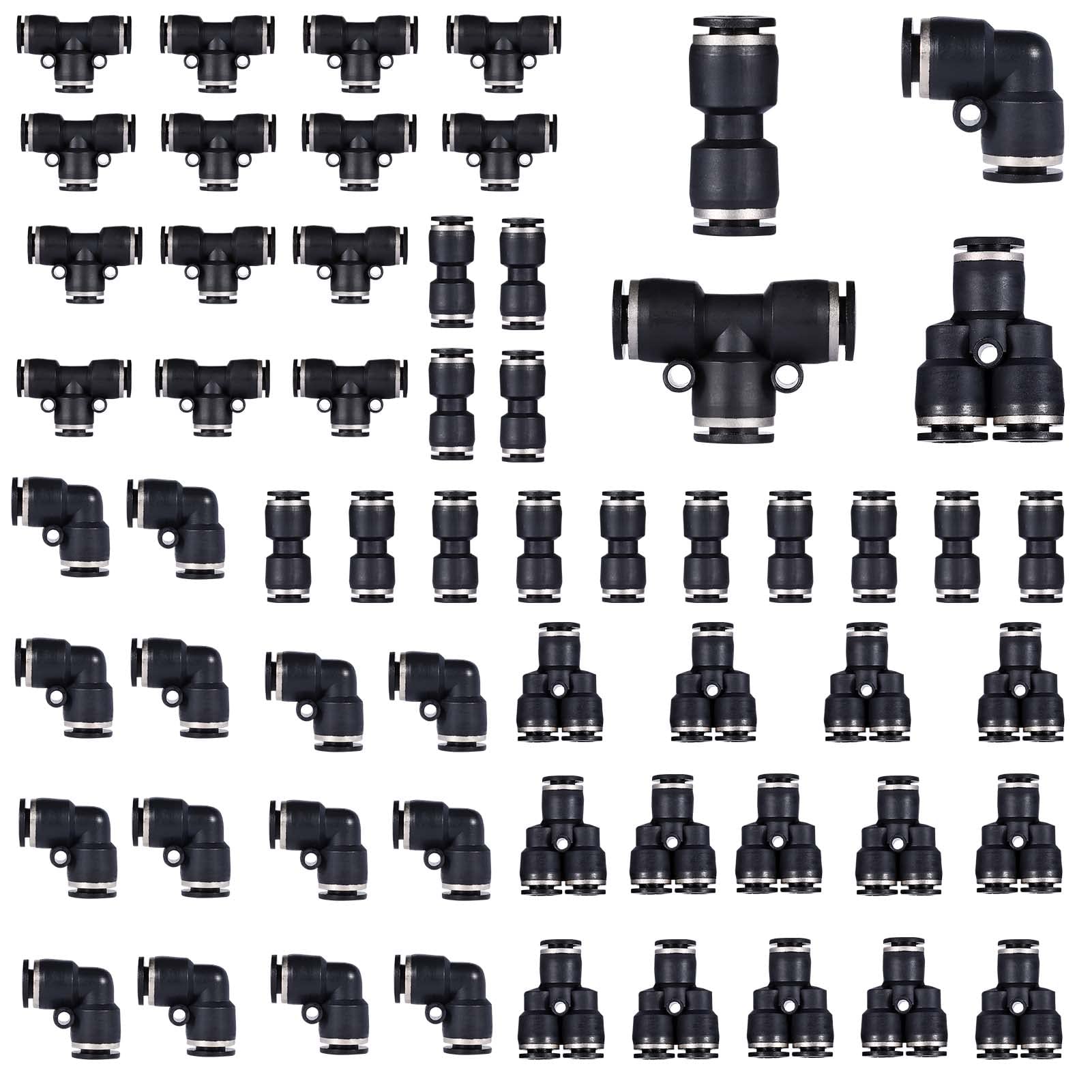 Buy Push to Connect Fittings Air Line Fittings 1/4 Pneumatic Fittings