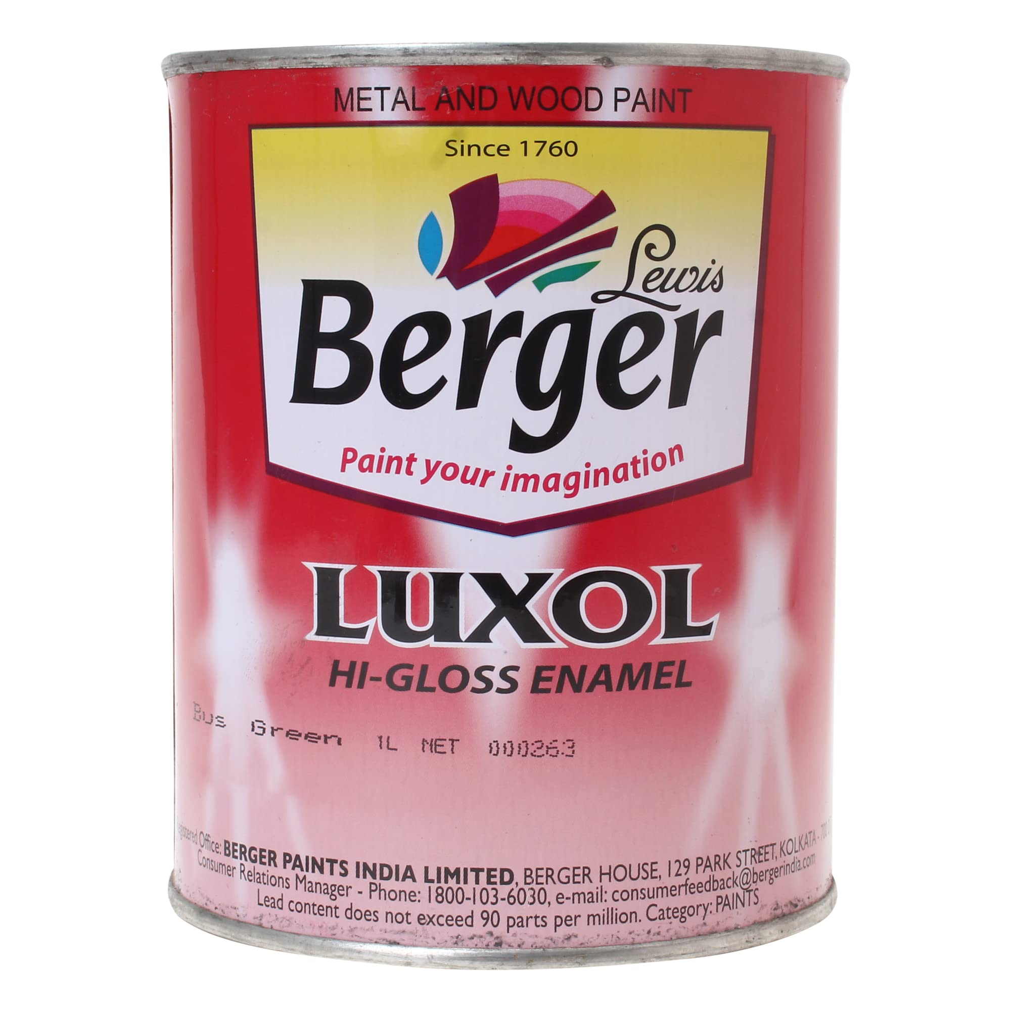 BERGER Luxol Hi Gloss Enamel Bus Green 1Ltr (B0C3MDR84T) Amazon Price History, Amazon Price Tracker