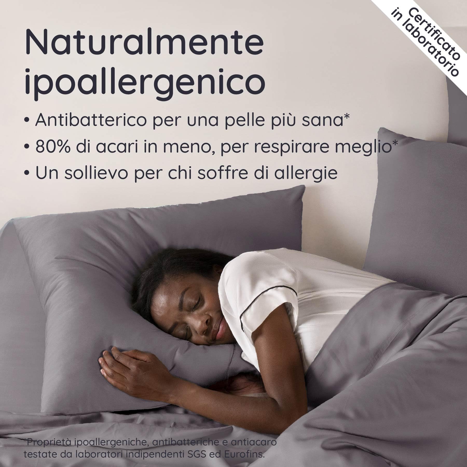 Bambaw Federe bambu 50x75 cm, Confezione da 2, Federe traspiranti e antibatteriche antiacaro, Federa rinfrescante cuscino per l’estate, Federa cuscino bambù certificata Oeko-Tex (Grigio scuro)