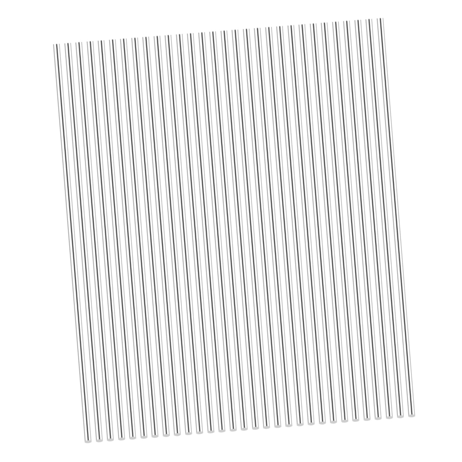 30Pcs 1.5mm x 406mm Aluminum Rod,16 Inch(406mm) Long 1/16 Inch(0.0625"-1.5875mm) Diameter Aluminum Round Rod Metal Bar Solid Stick for DIY Craft, New Lathe Bar.