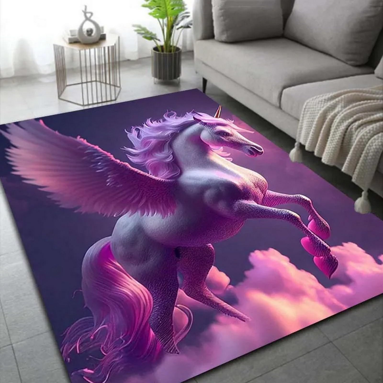 Tapis 3d design grand format relief pour décoration salon moderne