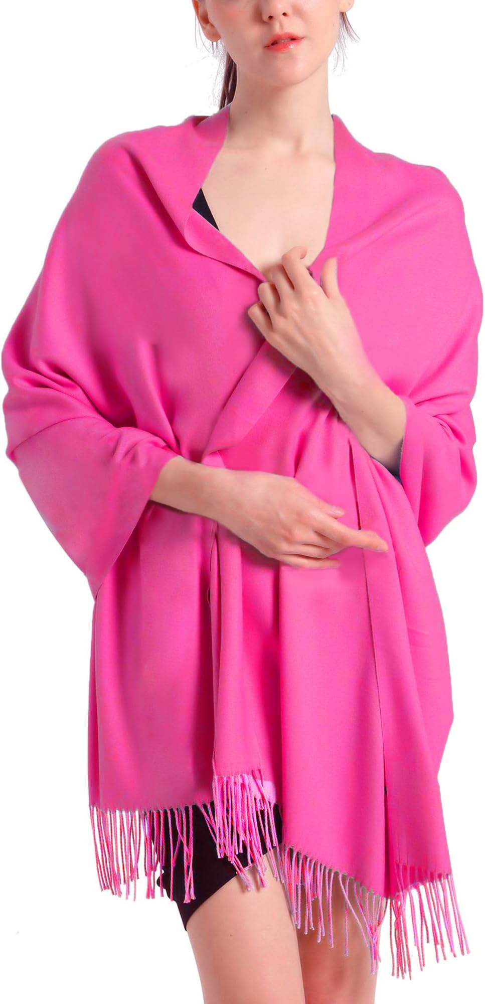 Pashmina Scarf and Shawl - Soft Women Pashminas Wrap for Wedding Evening Party dresses
