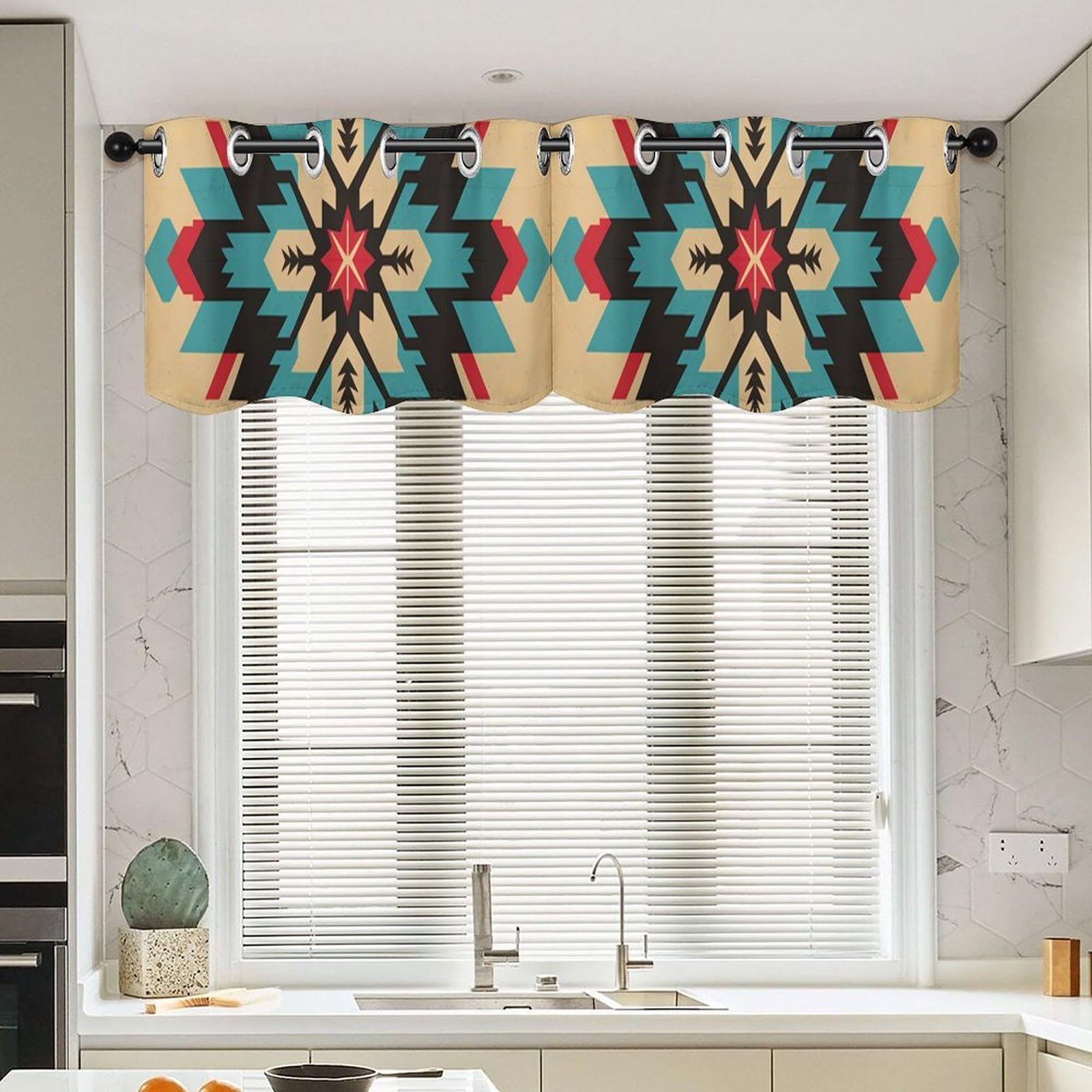 Cantonnière ethnique africaine pour transformer l'ambiance de votre cuisine et salle de bain
