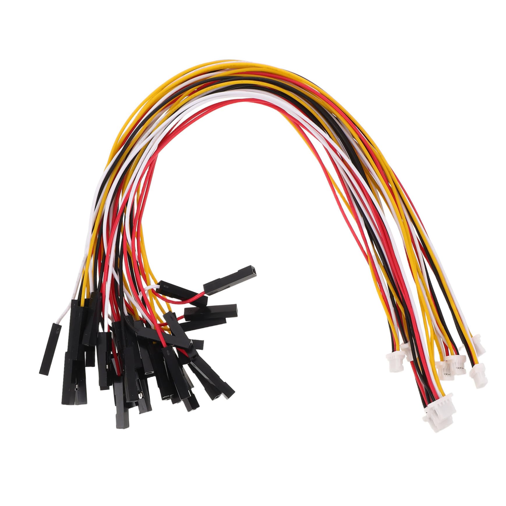 10個入り 電気ケーブル 1対4変換ワイヤアダプタ メス - Groveアダプタ 4ピン 小型家電ケーブル マイクロ電気コネクタ