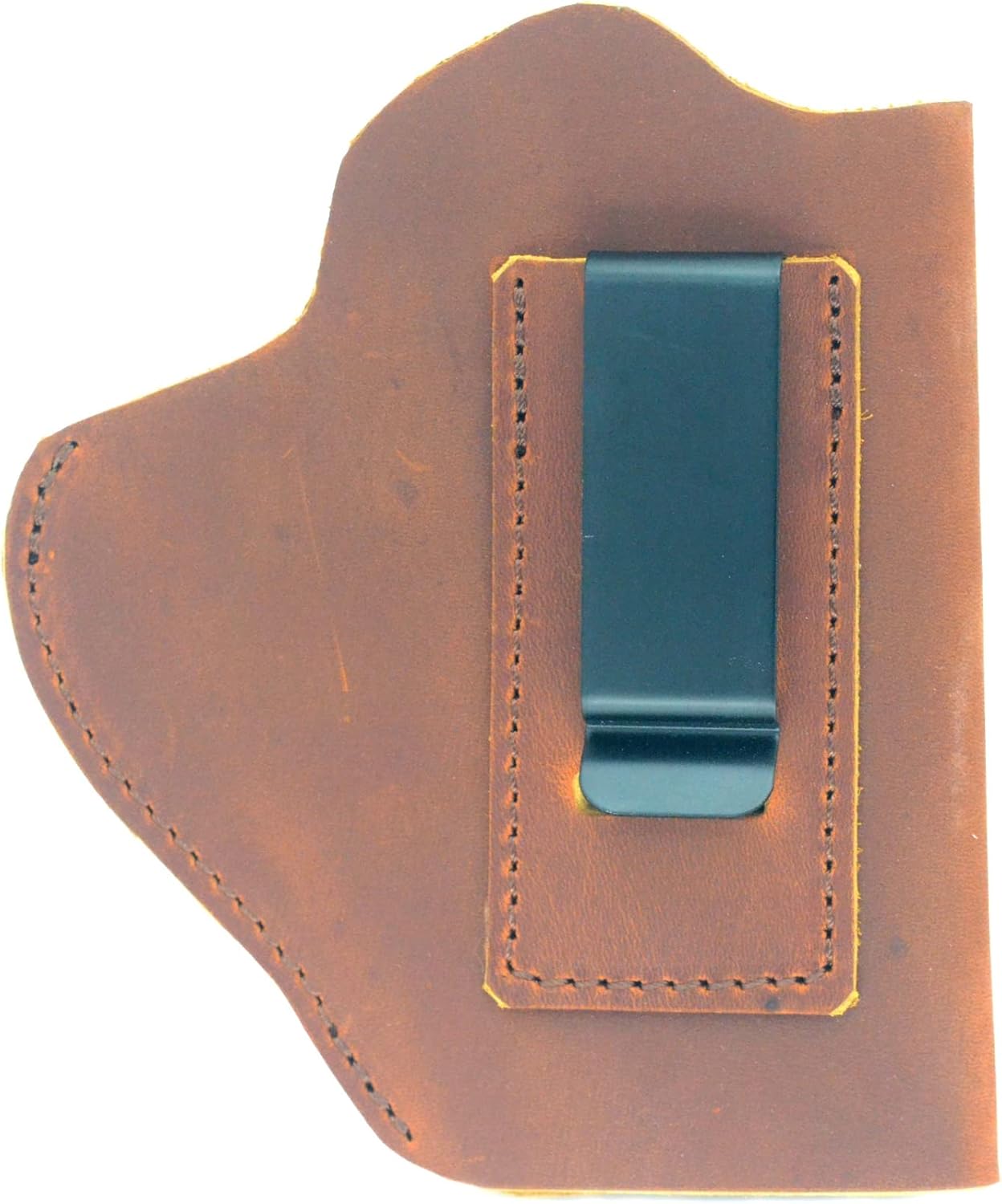 JJNUSA Leather IWB Holster, Genuine Leather Gun Holster for Glock 19 42 43X, Ruger LCP LC9S Security 9, Taurus G2 G2C G3C, Springfield Hellcat XD