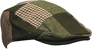 WALKER AND HAWKES Wool Patch Digby Flat Cap