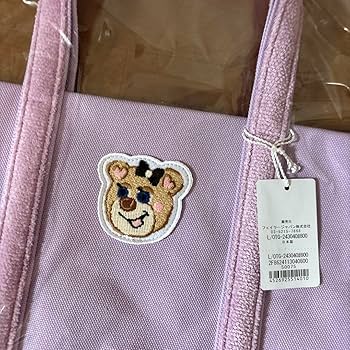 Amazon.co.jp: ラブラリー オールドテディガール ワッペン トート