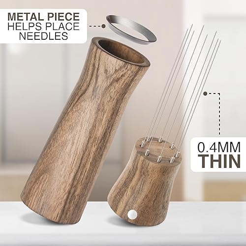 Miniatura 7 de WDT Tool - Agitadores de expreso, distribuidor de café, herramientas de barista, herramienta de distribución de agujas de espresso para kit de