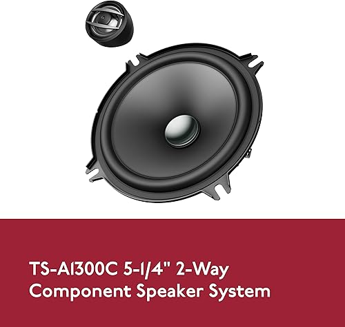 Miniatura 2 de Pioneer TS-A1300C Serie A 5-14" 300 W Potencia máxima, cono IMPP reforzado con carbonomica, tweeter PI de 0.787 in - Altavoces componentes (par)