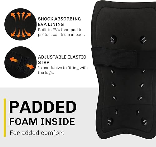 Miniatura 4 de brooman Espinilleras deportivas de fútbol para niños, niñas y adolescentes