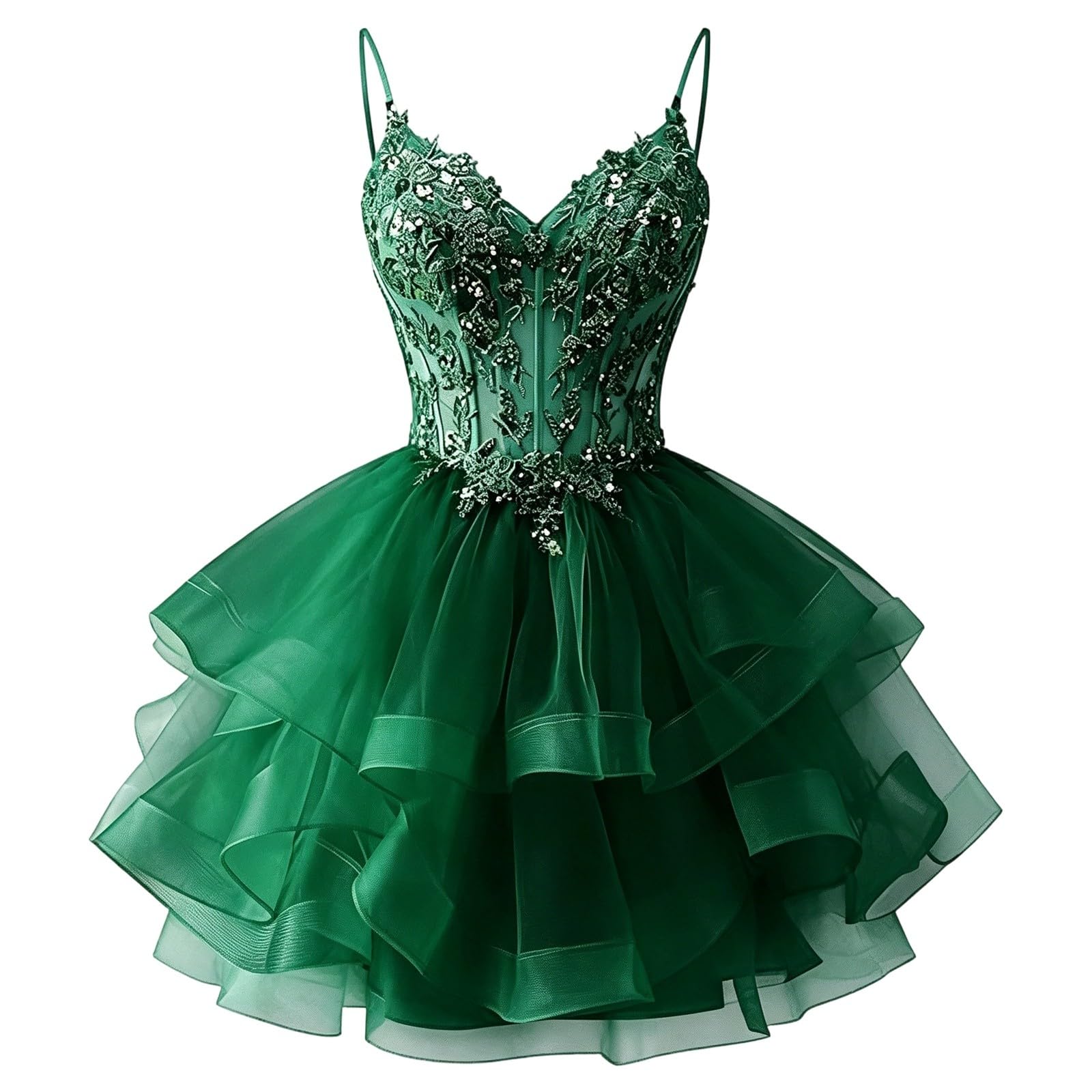 Abito corto da donna con paillettes, da sera, da cocktail | Abito da ballo con paillettes, per festival, principessa, festa, elegante abito glitterato