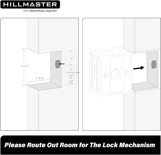 Herraje para puerta corrediza HILLMASTER, negro mate, 1 pack miniatura 3