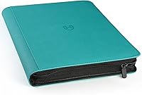 Vista 22 de Carpeta de Tarjetas de 4 Bolsillos con Cremallera, Libro Portatarjetas de 288 Bolsillos, Carpeta con Cremallera de Cubierta de PU Premium, Carpeta