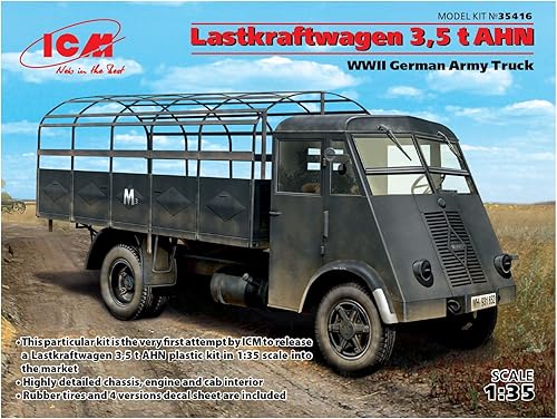 Miniatura 19 de ICM Modelos Lastkraftwagen 3.5T WWII Kit de camión alemán