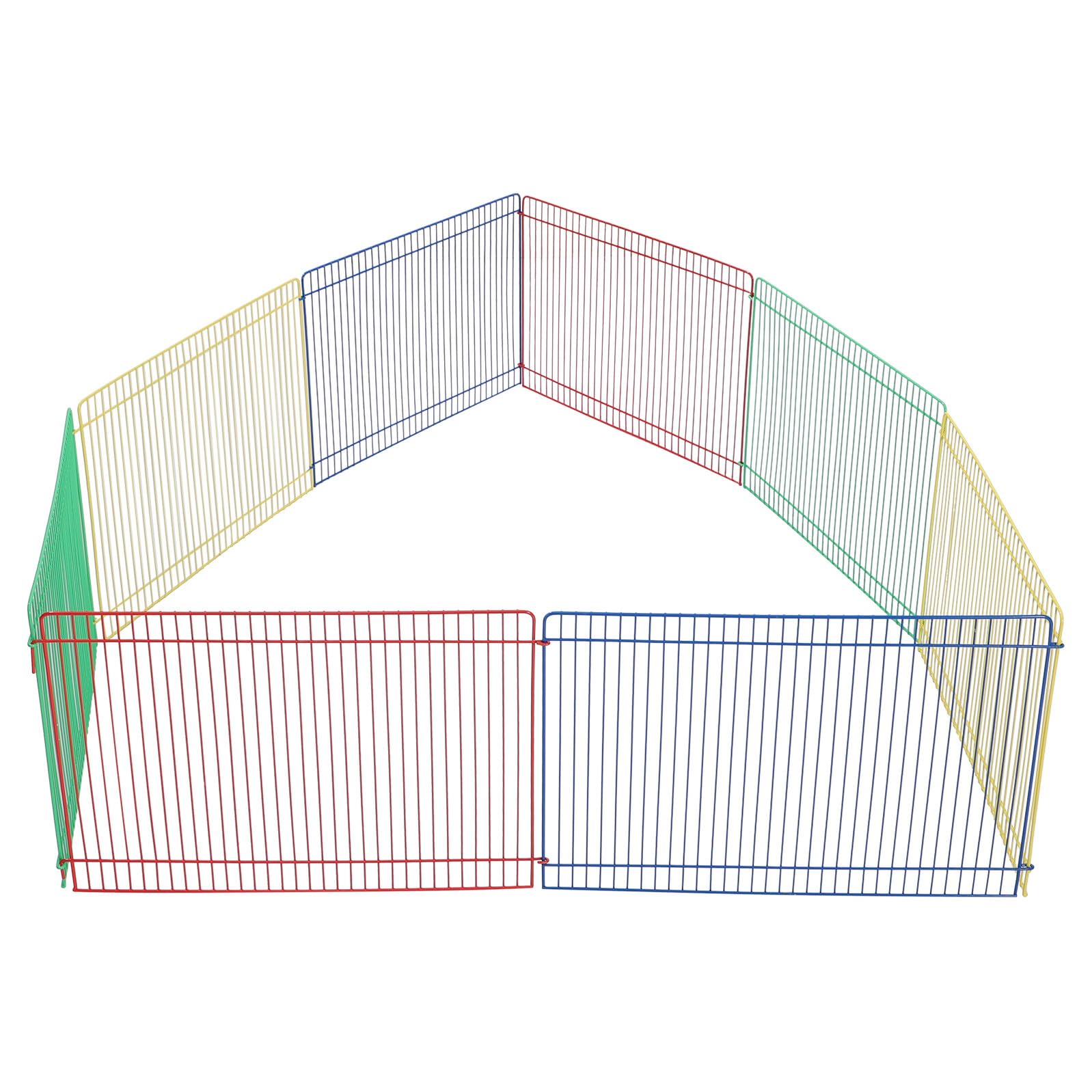 Enclos pour lapins et cochons d'Inde SHINEOFI : aire de jeu d'intérieur 8 pièces
