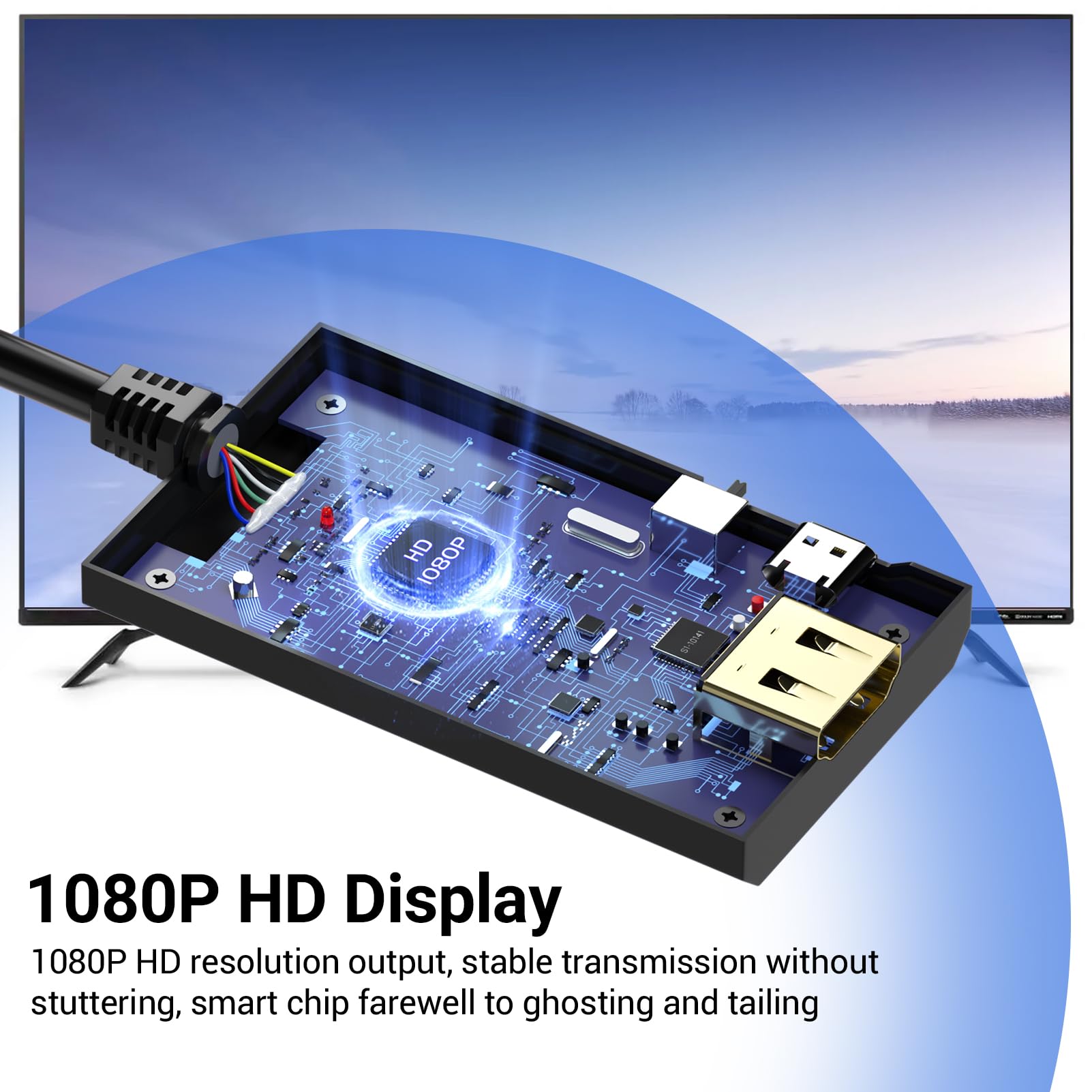 Adattatore da Wii a HDMI, adattatore convertitore da Wii a HDMI 720