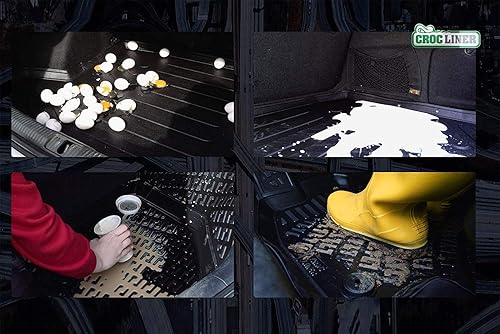 Miniatura 7 de Crocliner - Alfombrillas delanteras y traseras para todo tipo de clima de ajuste personalizado