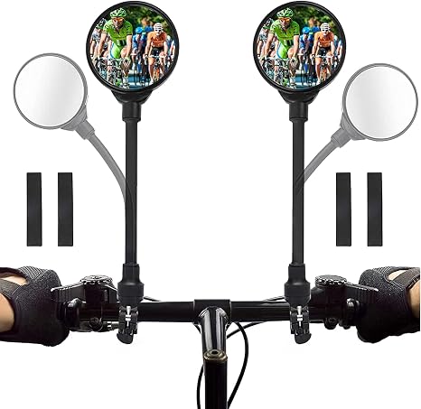 Retroviseur Velo Miroirs De Vélo Retroviseur Trotinette Electrique Retro Miroir Convexe 360