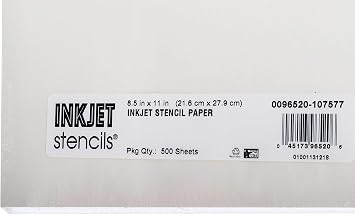 Inkjet Stencils Tracing Paper - Ream of 500 Sheets