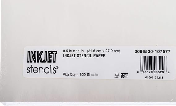 Inkjet Stencils Tracing Paper - Ream of 500 Sheets