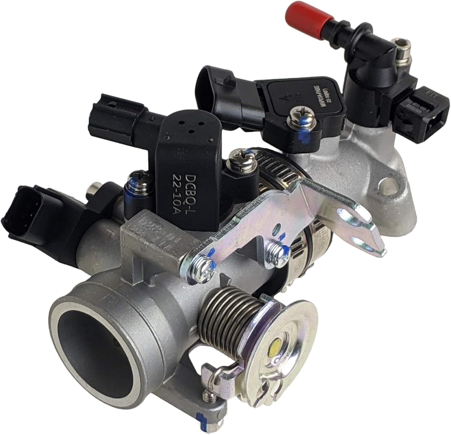 RedCap Complete Fuel Injection Throttle Body Manifold For EFI GY6 168cc 170cc 200cc Jonway GTX 250 EFI 200 Scooter Moped Engines Includes all Sensors