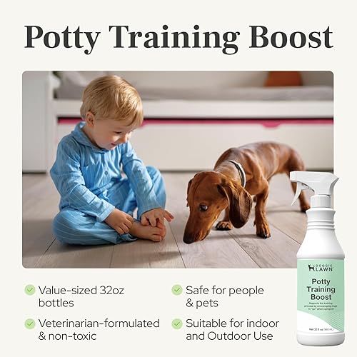 Miniatura 6 de DoggieLawn Spray de ayuda para el entrenamiento para ir al baño, aroma atractivo que ayuda a entrenar a los perros dónde ir al baño, formulado para