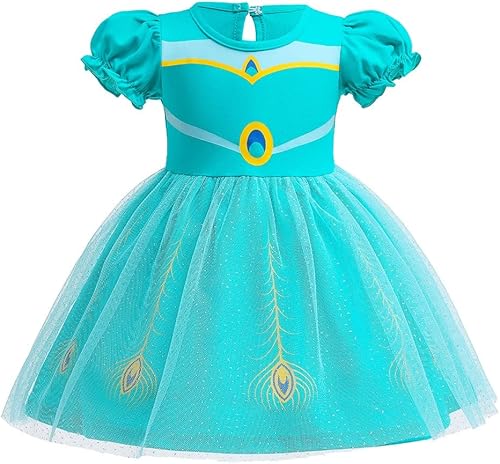 MYRISAM Disfraces de princesa para niñas pequeñas, vestidos de verano para Halloween, cosplay, Navidad, desfile, baile