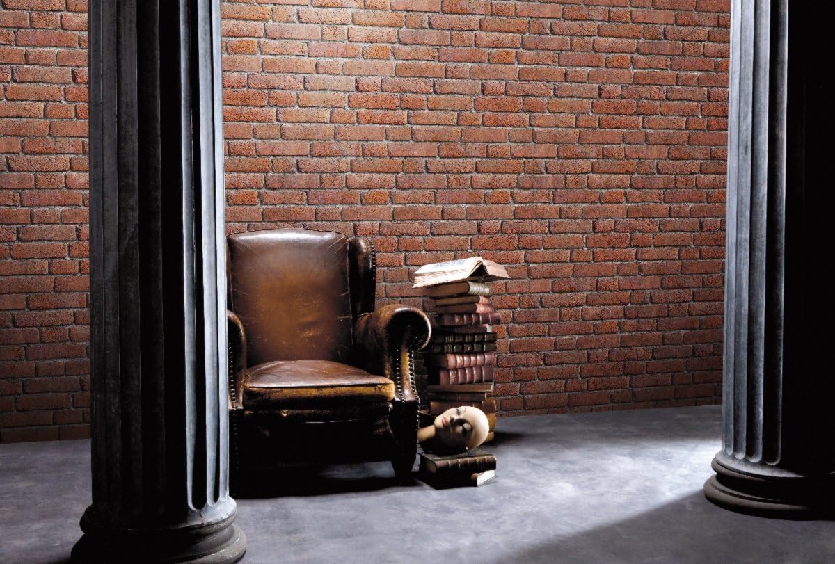 Muriva Ltd Brick Effect Scrubbable Wallpaper J30108