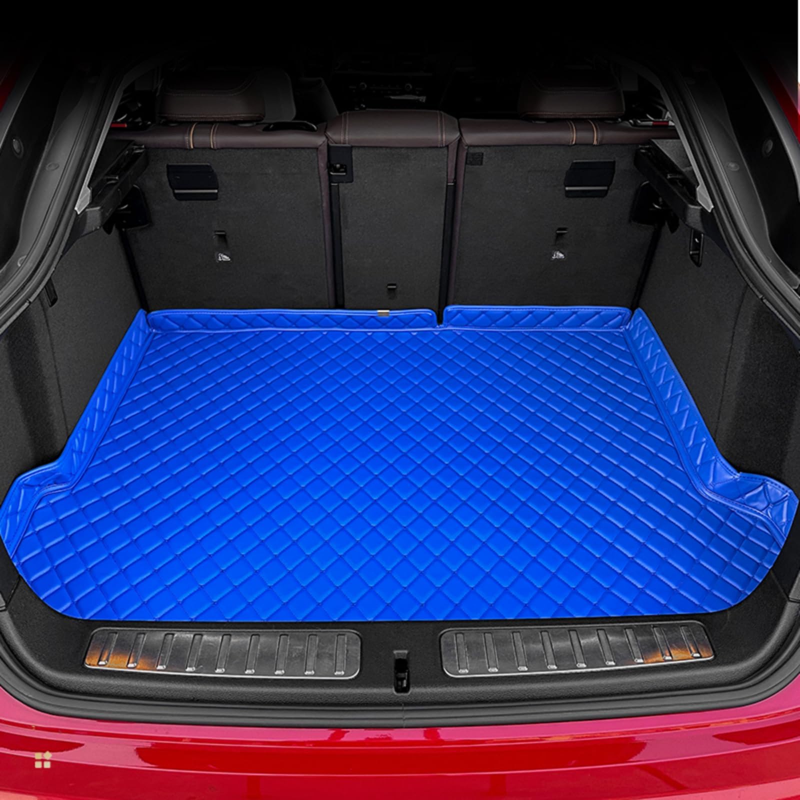 Car Trunk Mat for Honda ZR-V 2022 2023 2024, Custom Fit PU Leather Cargo Liner, All-Weather Waterproof Rear Trunk Liner Protector, Auto Interior Accessories