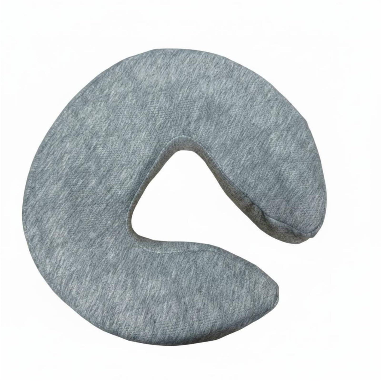 MERISHOPP Suspended Design Prone Face Cradle Foldable Massage Headrest Portable Folding Face Support Stand for Post-Op Patients, Beauty Salon Clients, Bedside, Light Gray W Bracket-image-23