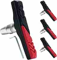 Heveer Patins De Frein Vélo V-Brake 70 Mm Avec Ecrous Hexagonaux
