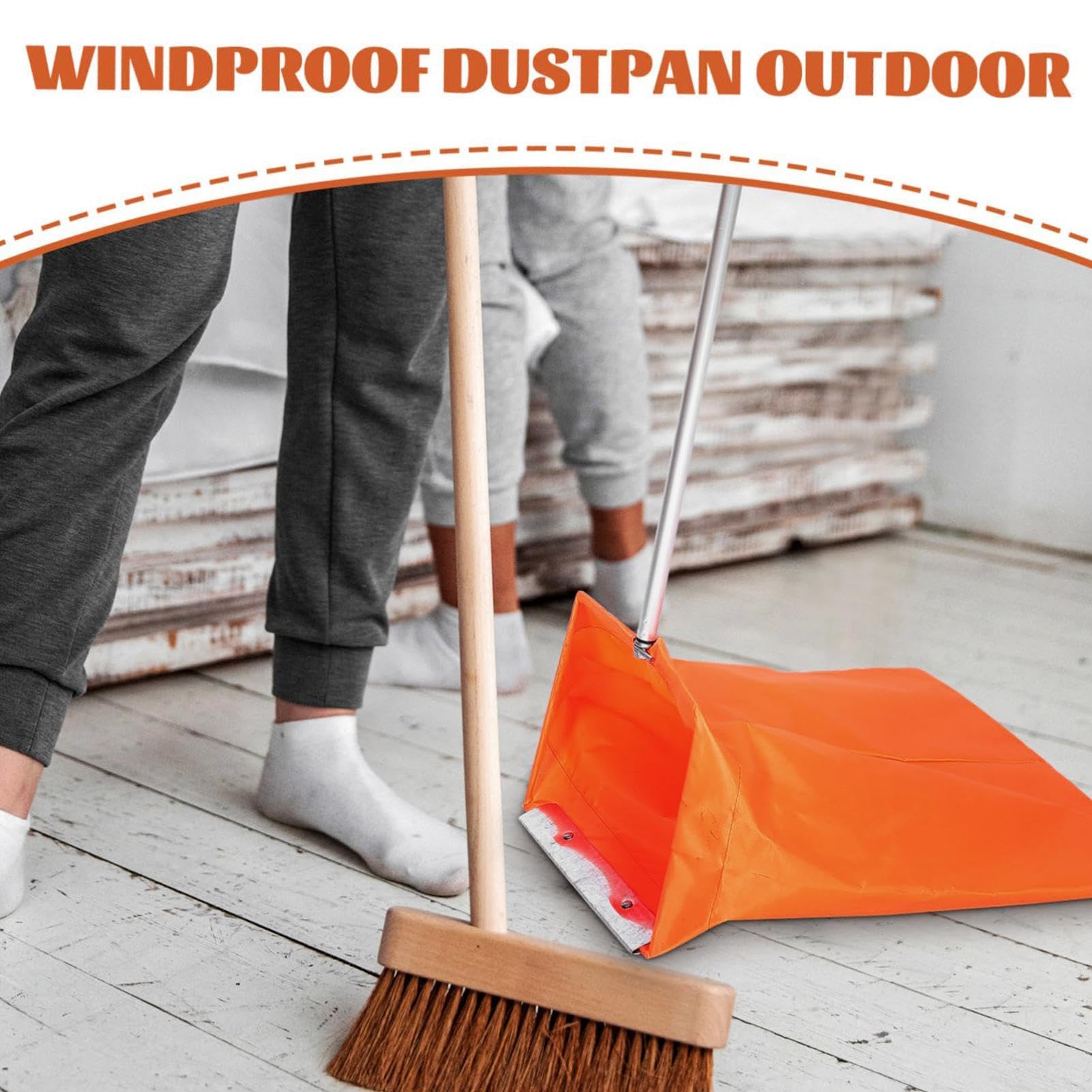 Ramasse-feuilles à long manche pour déchets de jardin | Fournitures de