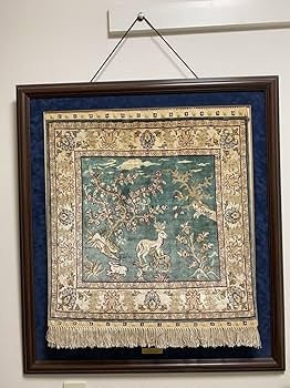 Y1878 トルコ絨毯 シルク100% 手織り 91×92㎝ スクエア ヘレケ Y1878 トルコ絨毯 シルク100% 手織り 91×92㎝ スクエア ヘレケ 【公式