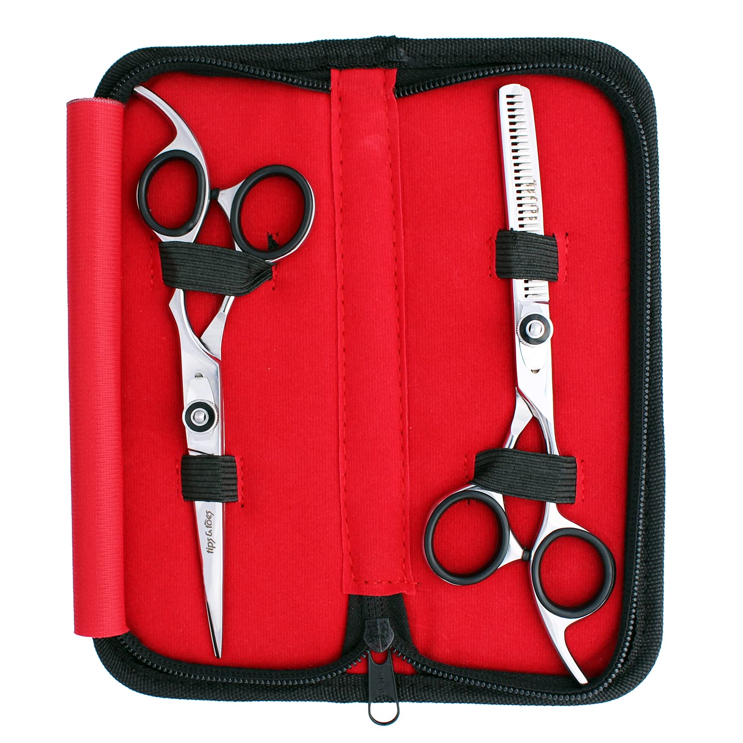 Hairdressing Scissors Set, Silver - Image 2