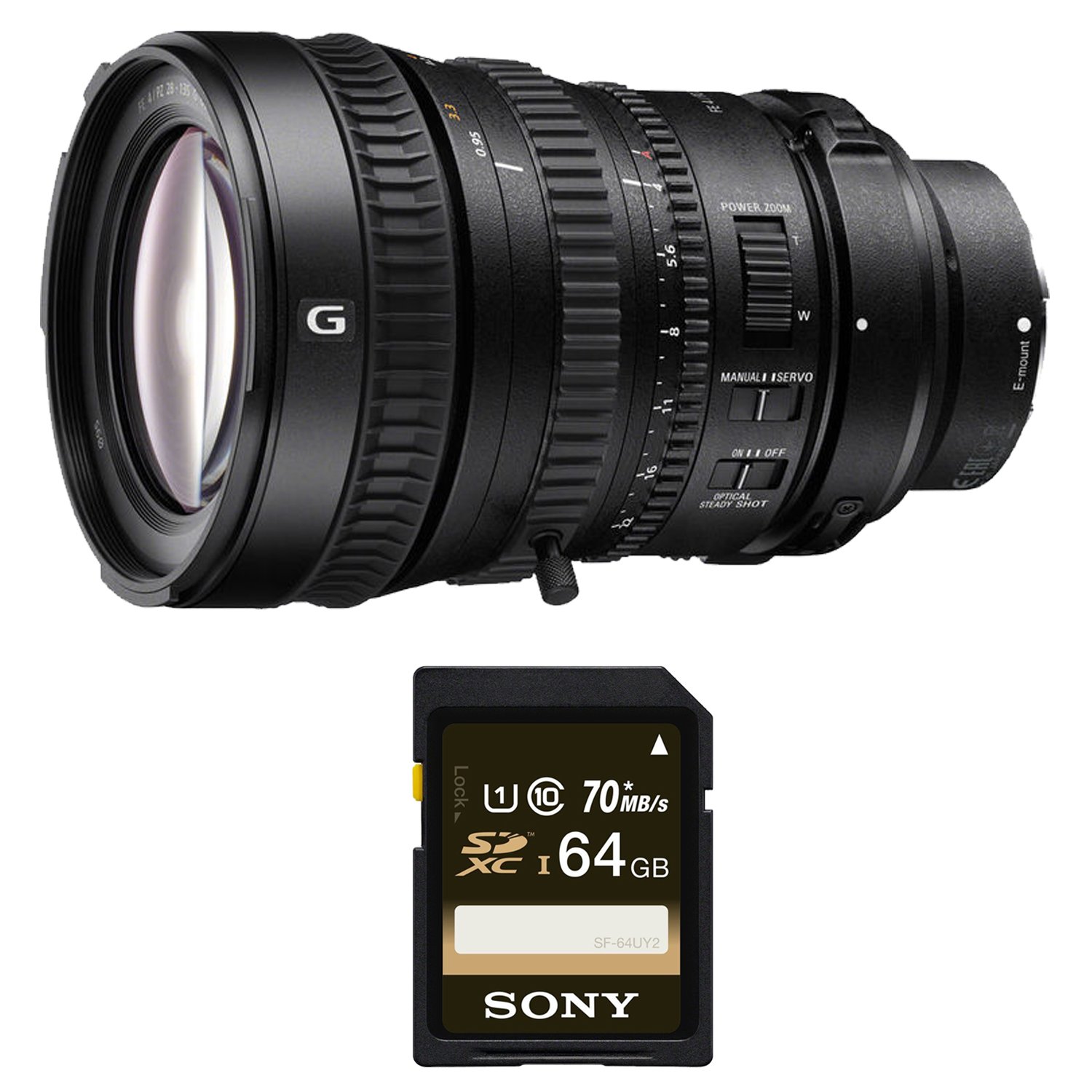Sony 28-135mm FE PZ F4 G OSS Full-frame E-mount Power Zoom Lens