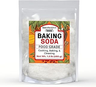 Baking Soda By Unpretentious Baker, 1.5 lb, Aluminum-Free, Non-GMO, Pure Sodium Bicarbonate