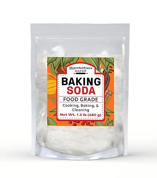 Baking Soda By Unpretentious Baker, 1.5 lb, Aluminum-Free, Non-GMO, Pure Sodium Bicarbonate