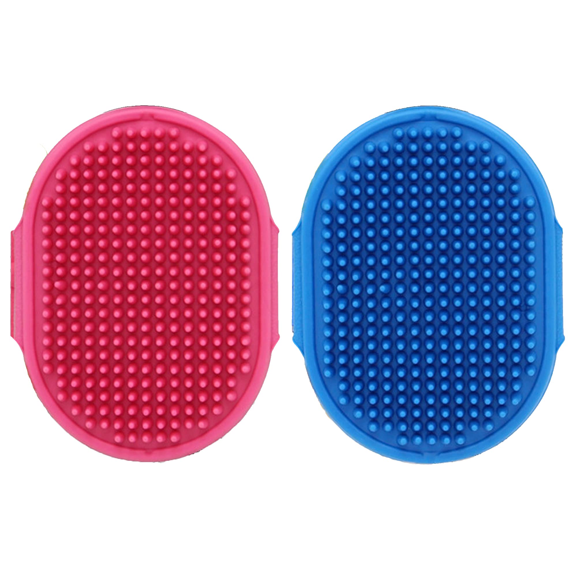 2-Pack Dog Grooming Brush, Pet Shampoo Brush Dog Bath Grooming Shedding Brush Soothing Massage Rubber Comb with Adjustable Strap for Short Long Haired Dogs and Cats (B099PYJGN1) Amazon Price History, Amazon Price Tracker