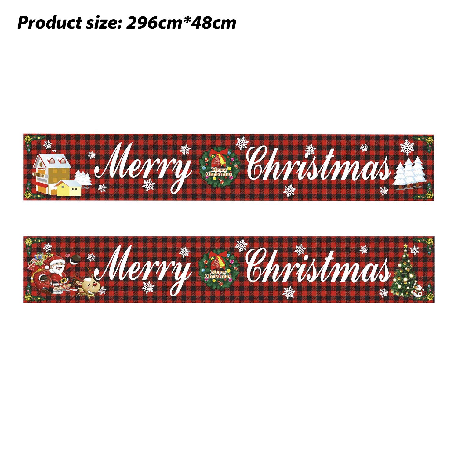 WDEC Merry Christmas Banner - 300 x 50 cm