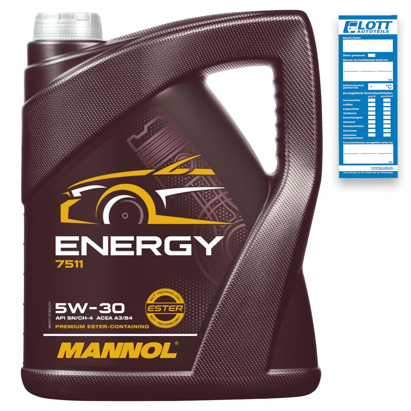 MANNOL 2X 5L Energy 5W-30 Motoröl 502.00 505.00 MB 229.3 ACEA A3 B3