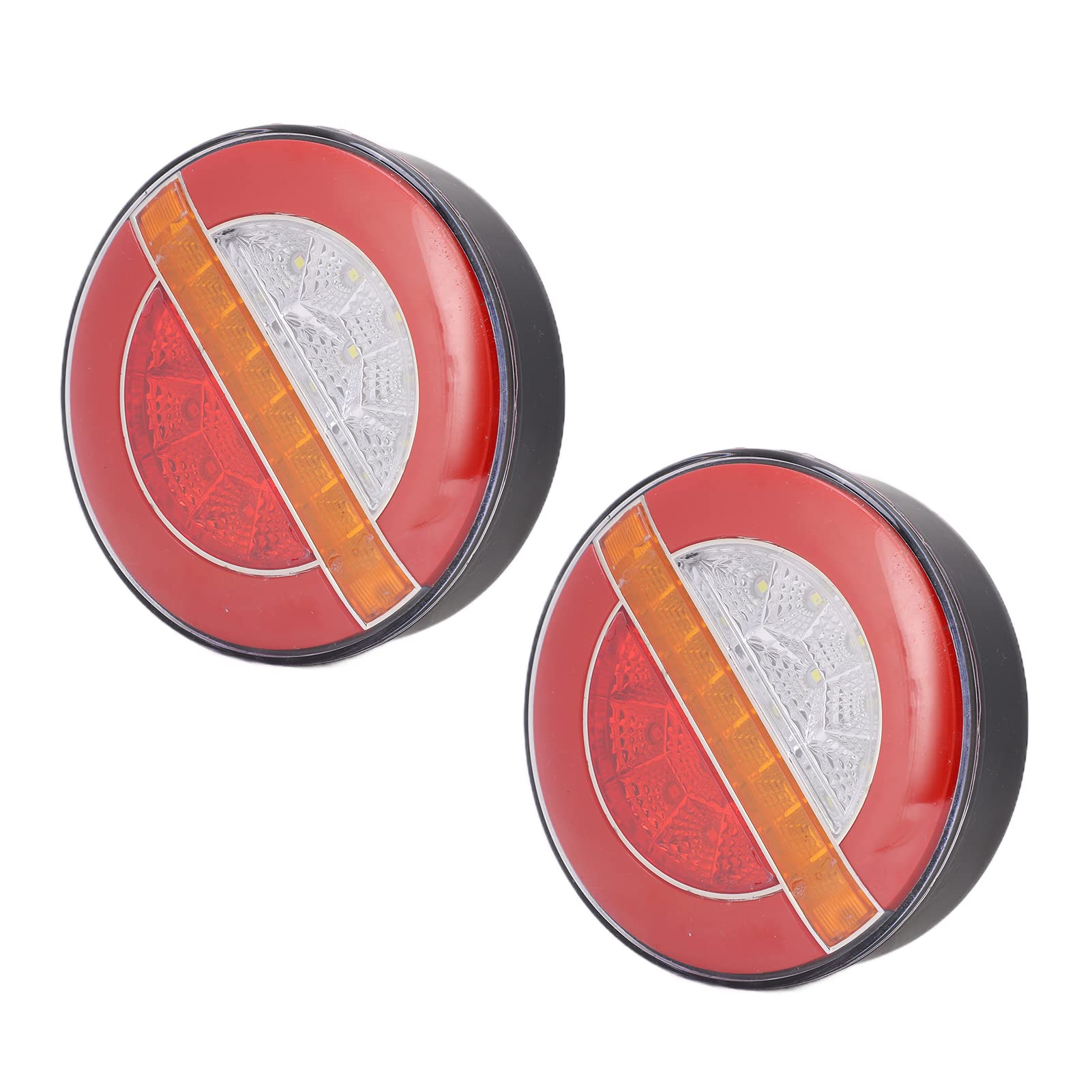 Acouto 2PCS LED Tylne Tylne światła 24 V Zamknij Wskaźnik Hamulca Lampa Zatrzymana Ipx6 dla Przyczepy Ciężarówki RV Ogon Lightturn Lampa - Lampeverse Lamptrold Ogonowa